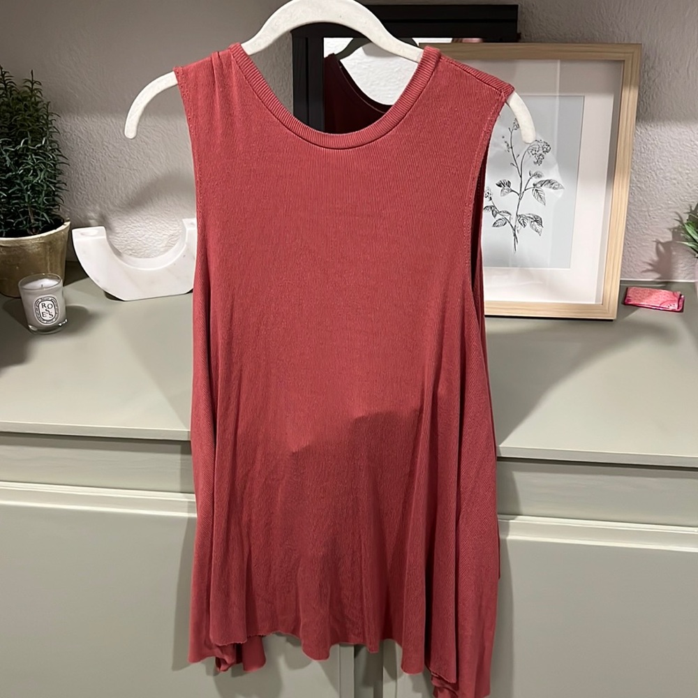 Maroon Open Back Shirt